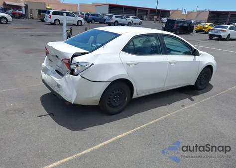 2016 Toyota Corolla Le z USA, uszkodzony, nr VIN 5YFBURHE6GP406186